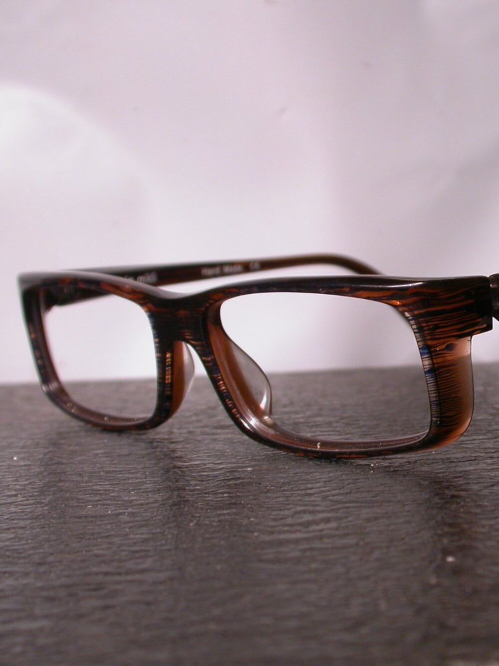 Alain Mikli Blue Brown Horn Stripe Stylish Eyeglasses Frames Hand Made
